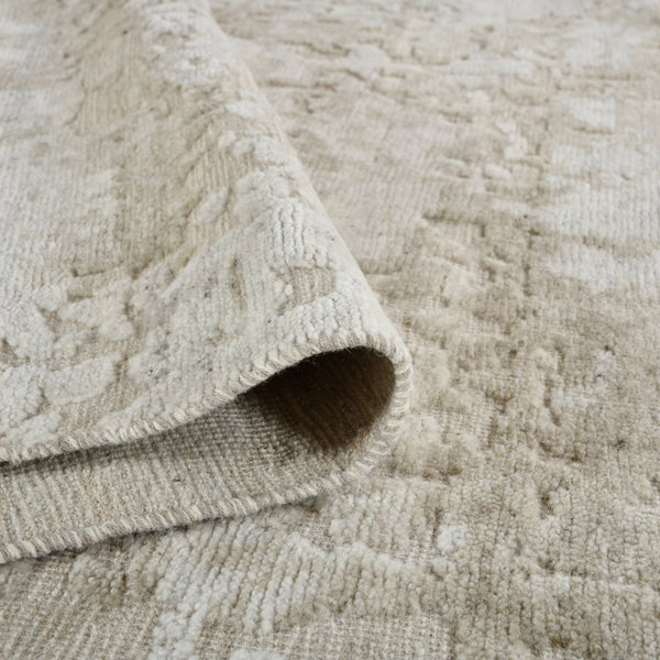 Winston Hand-knotted New Zealand Wool Abstract Area Rug for Living Rooms