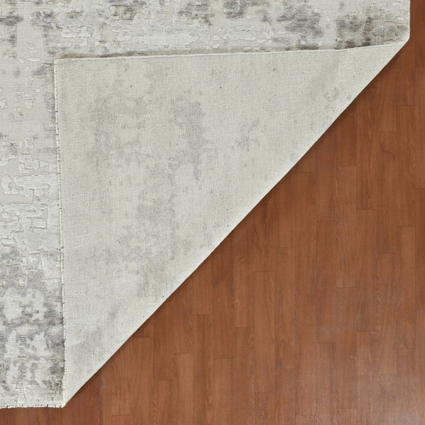 Amer Rugs Winston Abstract Design Hand-knotted Area Rug In Luxurious New Zealand Wool For Elegant Spaces Ash Wool Win30810