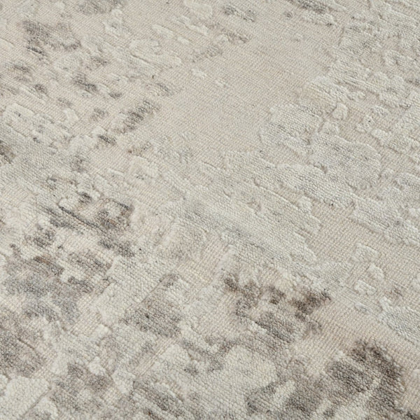 Amer Rugs Winston Abstract Design Hand-knotted Area Rug In Luxurious New Zealand Wool For Elegant Spaces Ash Wool Win30810