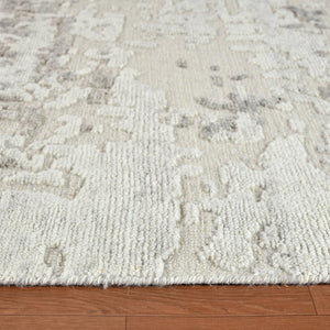 Amer Rugs Winston Abstract Design Hand-knotted Area Rug In Luxurious New Zealand Wool For Elegant Spaces Ash Wool Win30810
