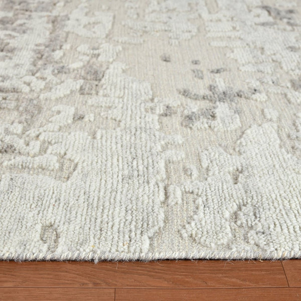 Amer Rugs Winston Abstract Design Hand-knotted Area Rug In Luxurious New Zealand Wool For Elegant Spaces Ash Wool Win30810