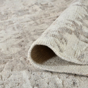 Amer Rugs Winston Abstract Design Hand-knotted Area Rug In Luxurious New Zealand Wool For Elegant Spaces Ash Wool Win30810