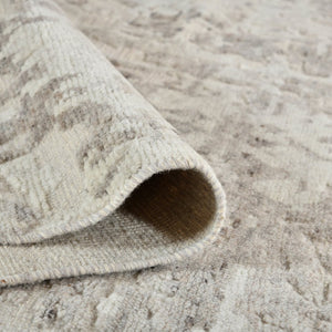 Amer Rugs Winston Abstract Design Hand-knotted Area Rug In Luxurious New Zealand Wool For Elegant Spaces Ash Wool Win30810