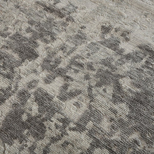 Amer Rugs Winston Abstract Design Hand-knotted Area Rug In Luxurious New Zealand Wool For Elegant Spaces Gray Wool Win50810