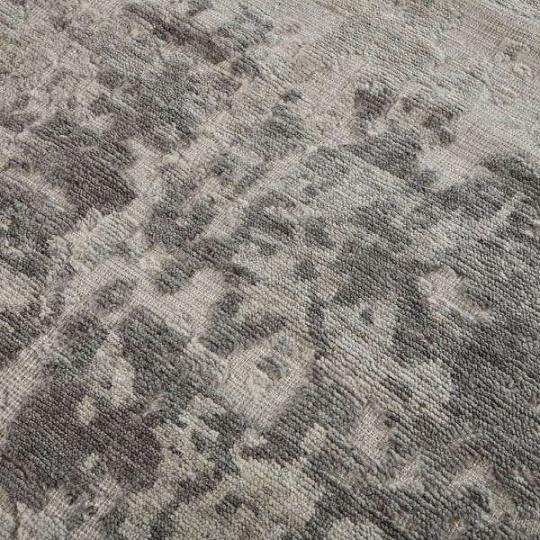 Amer Rugs Winston Abstract Design Hand-knotted Area Rug In Luxurious New Zealand Wool For Elegant Spaces Gray Wool Win50810