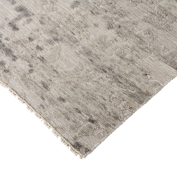 Amer Rugs Winston Abstract Design Hand-knotted Area Rug In Luxurious New Zealand Wool For Elegant Spaces Gray Wool Win50810
