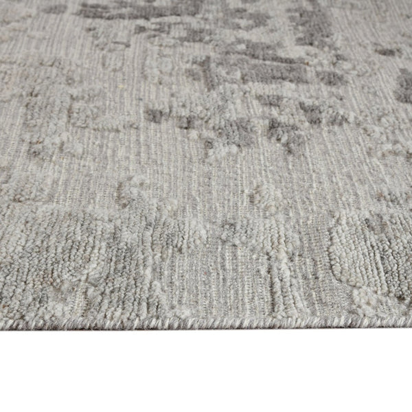 Amer Rugs Winston Abstract Design Hand-knotted Area Rug In Luxurious New Zealand Wool For Elegant Spaces Gray Wool Win50810
