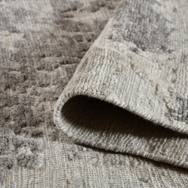 Amer Rugs Winston Abstract Design Hand-knotted Area Rug In Luxurious New Zealand Wool For Elegant Spaces Gray Wool Win50810