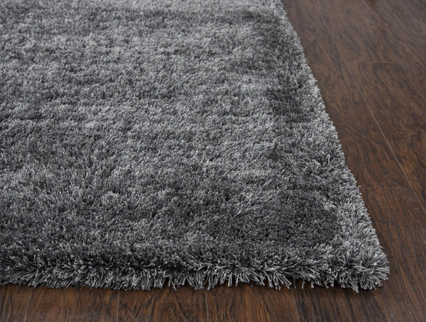 Rizzy Whistler WIS103 Hand Tufted Casual/Shag Polyester Rug Gray 8'6" x 11'6"
