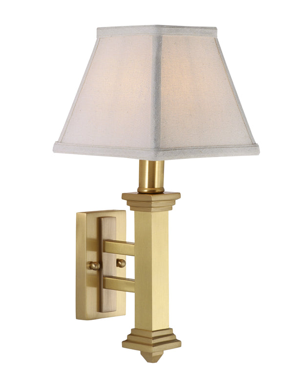 House Of Troy Wall Sconce - Elegant Satin Finish For Modern Decor, Perfect For Ambient Lighting In Any Space Satin Brass Metal Wl609-sb