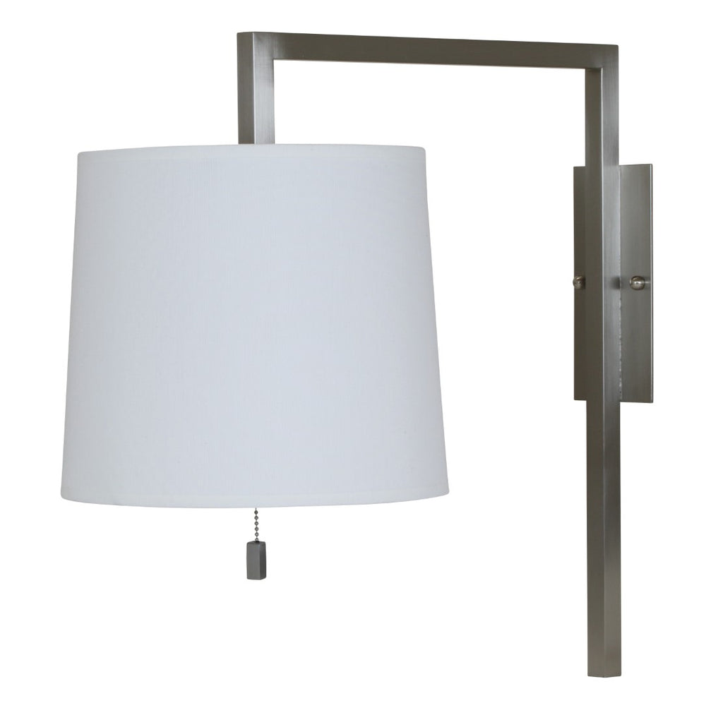 House Of Troy Pin Up Wall Lamp - Elegant Vintage-style Sconce For Unique Home Decor And Sophisticated Lighting Satin Nickel Metal Wl630-sn
