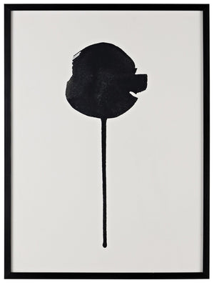 Safavieh SHADOW of a Dandelion Framed Wall Art – Minimalist Black Silhouette on Antique Ivory, 18x24 Inch WLA2016A