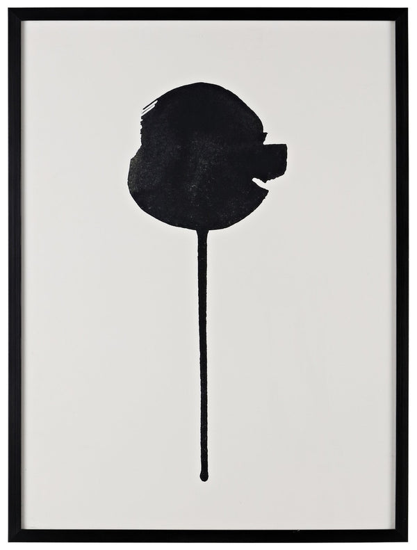 Safavieh SHADOW of a Dandelion Framed Wall Art – Minimalist Black Silhouette on Antique Ivory, 18x24 Inch WLA2016A