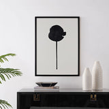 Safavieh Shadow Of A Dandelion, 18 X 24 Inch, Black / Antique Ivory , Framed Wall Art XII23 Black / Antique Ivory  Paper / Polystyrene Frame / Perpex Glass WLA2016A