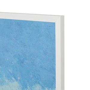 Safavieh Shoreline, 16 X 20 Inch, Light Blue / Sand, Framed Wall Art XII23 Light Blue / Sand Paper / Polystyrene Frame / Perpex Glass WLA2028A