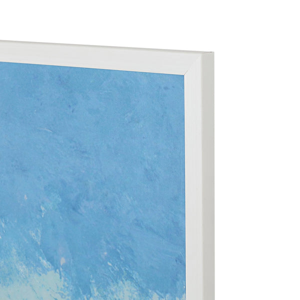 Safavieh Shoreline, 16 X 20 Inch, Light Blue / Sand, Framed Wall Art XII23 Light Blue / Sand Paper / Polystyrene Frame / Perpex Glass WLA2028A