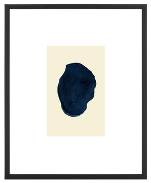 Safavieh FAIRY Fingerprint Framed Wall Art - 16x20 Inch Antique Ivory & Navy Abstract Decor for Modern Spaces WLA2047A