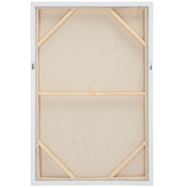 Safavieh THE MINIMALIST Framed Wall Art 24x36" in White - Modern, Textured Decor for Contemporary Spaces WLA2071A