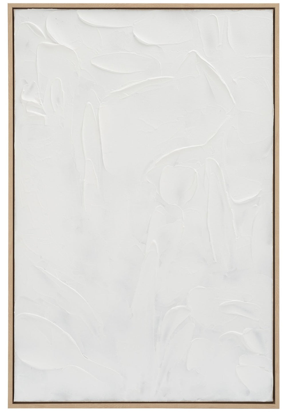 Safavieh THE MINIMALIST Framed Wall Art 24x36" in White - Modern, Textured Decor for Contemporary Spaces WLA2071A