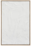 Safavieh The Minimalist, 24 X 36, White, Framed Wall Art XII23 White  WLA2071A