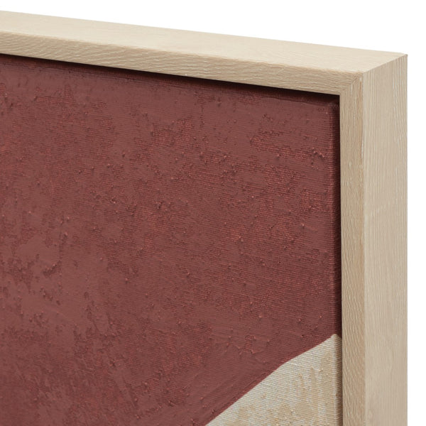 Safavieh Red Rocks, 24 X 36, Red/Beige, Framed Wall Art XII23 Red / Beige   WLA2073A