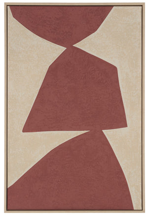 Safavieh Red Rocks, 24 X 36, Red/Beige, Framed Wall Art XII23 Red / Beige   WLA2073A