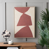 Safavieh Red Rocks, 24 X 36, Red/Beige, Framed Wall Art XII23 Red / Beige   WLA2073A