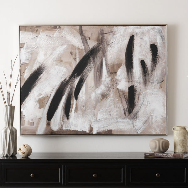 Safavieh Champagne Toasts,48 X 36, Framed Linen Canvas WLA2078A