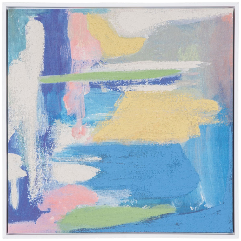 Safavieh Candy Skies, 24 X 24, Framed Linen Canvas WLA2080A