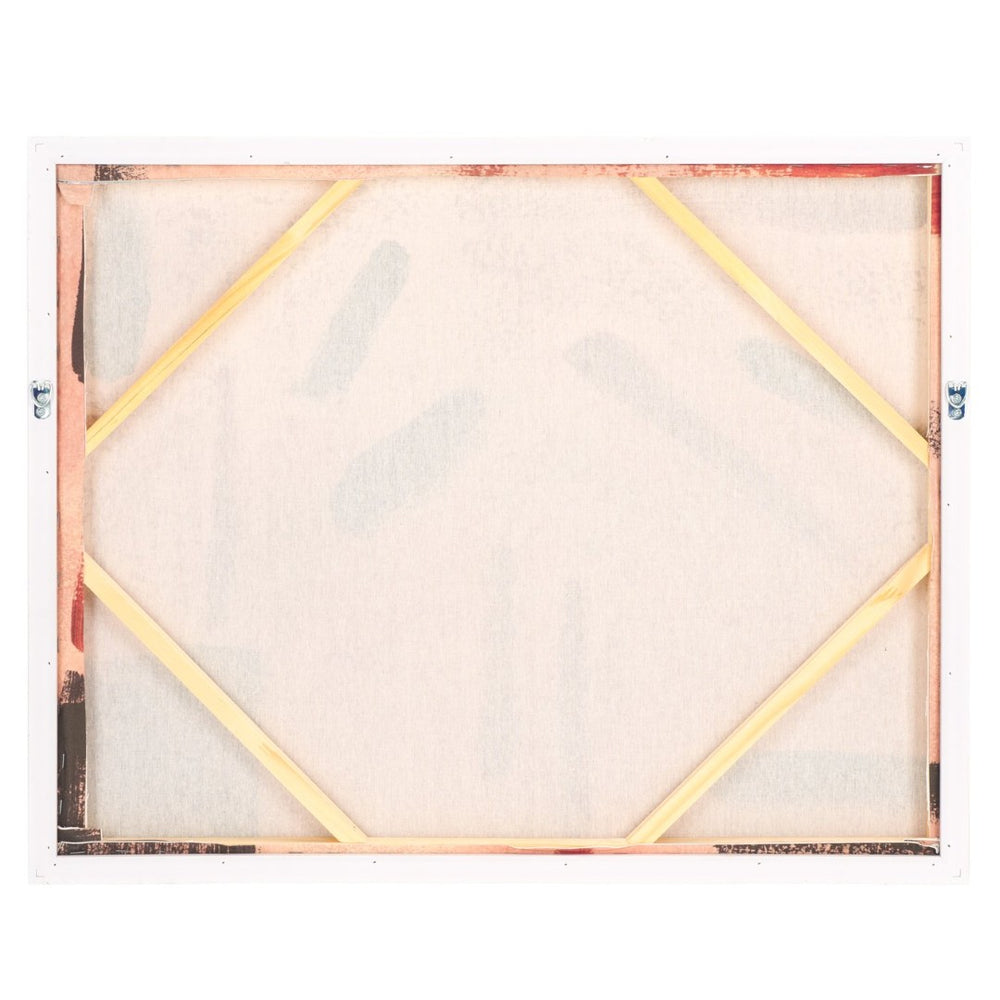 Safavieh TERRACOTTA Impressions Framed Linen Canvas Art, 30x24 in, Modern Abstract Wall Decor for Any Room WLA2082A