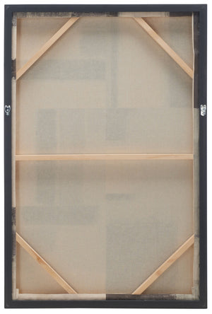 Safavieh Blurred Lines, 24 X 36, Framed Wall Art XII23 Multi Pinewood/Iron WLA3002A