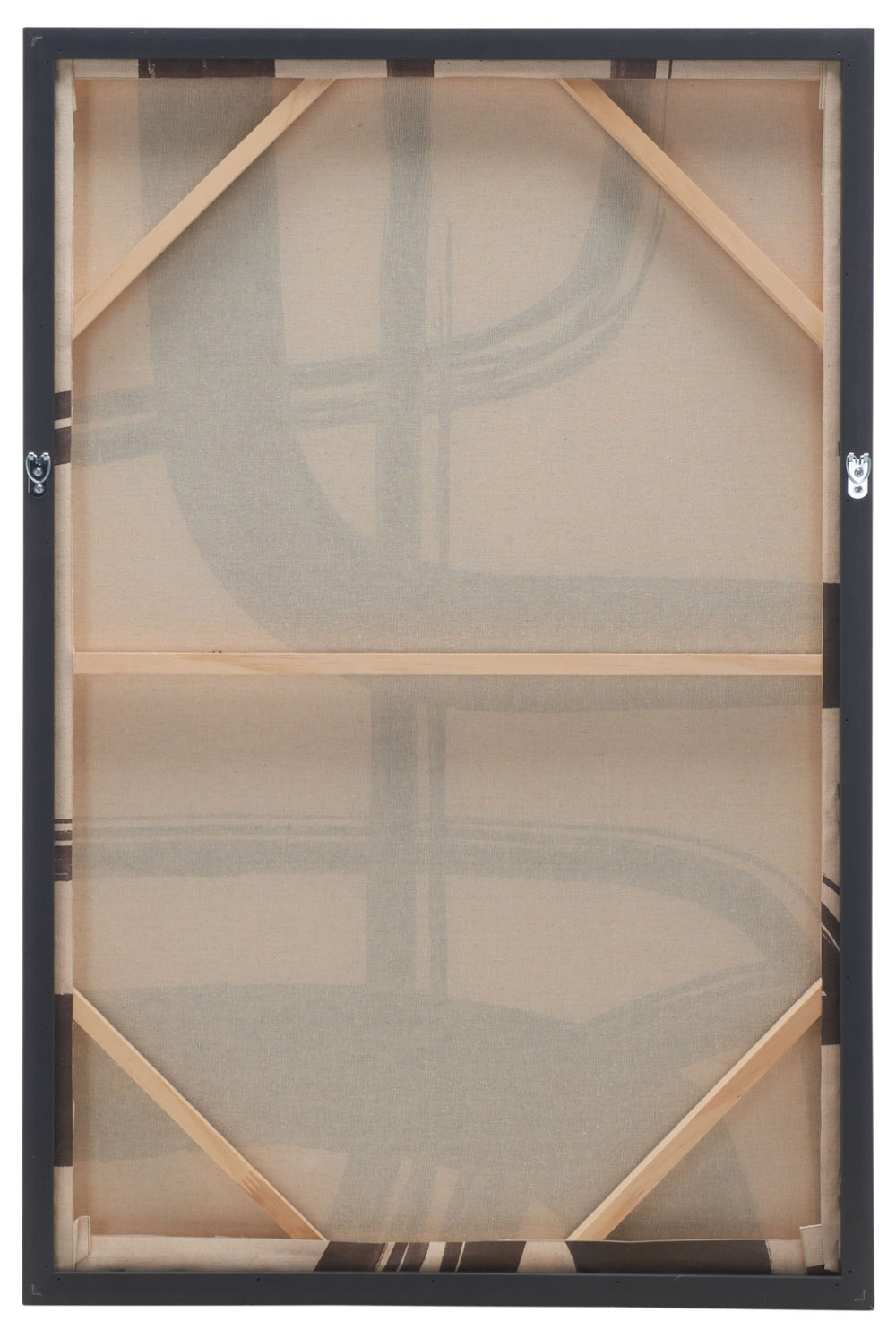 Safavieh INKY Freeway Framed Wall Art, 24x36 Taupe/Brown Abstract Design for Modern Elegance in Any Space WLA3003A