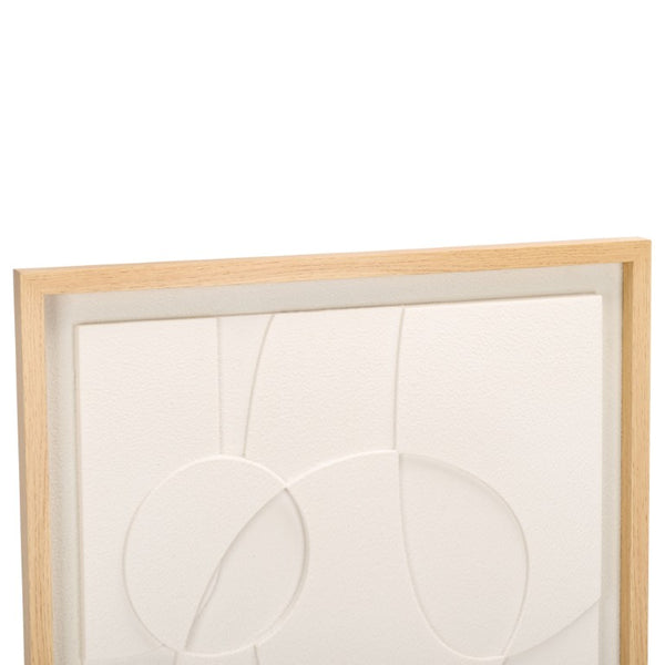 Safavieh Snow Trails Layered Foam Dimensional Framed Wall Art Abstract Sculptural Decor WLA3022A