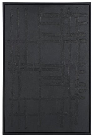 Safavieh Soho Streets Framed Urban Wall Art with Plaster Texture for Modern Living Spaces WLA3025A
