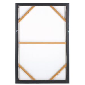 Safavieh Soho Streets Framed Urban Wall Art with Plaster Texture for Modern Living Spaces WLA3025A