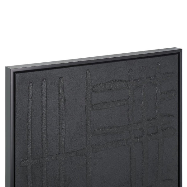 Safavieh Soho Streets Framed Urban Wall Art with Plaster Texture for Modern Living Spaces WLA3025A