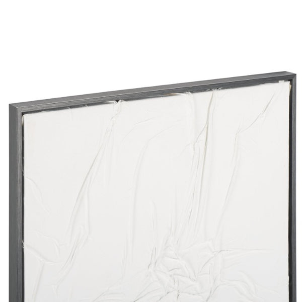 Safavieh Glacial Grooves Large Format Framed Canvas Abstract Wall Art for Living Room Focal Walls WLA3026A