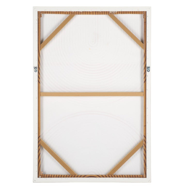 Safavieh Under the Bridge Copper Toned Canvas Wall Art with Plaster Texture for Industrial Lofts WLA3029A