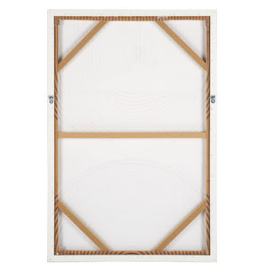 Safavieh Under the Bridge Copper Toned Canvas Wall Art with Plaster Texture for Industrial Lofts WLA3029A
