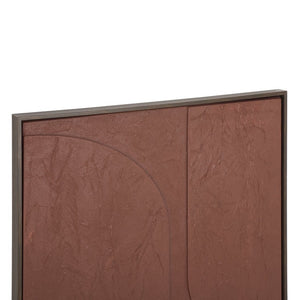 Safavieh Fudge Pop Bold Maroon Square Canvas Print Ready to Hang Gallery Wall Accent Piece WLA3033A