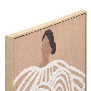 Safavieh Gentle Figurative Canvas Wall Art with Glitter Shimmer for Bedroom or Vanity Decor WLA3040A