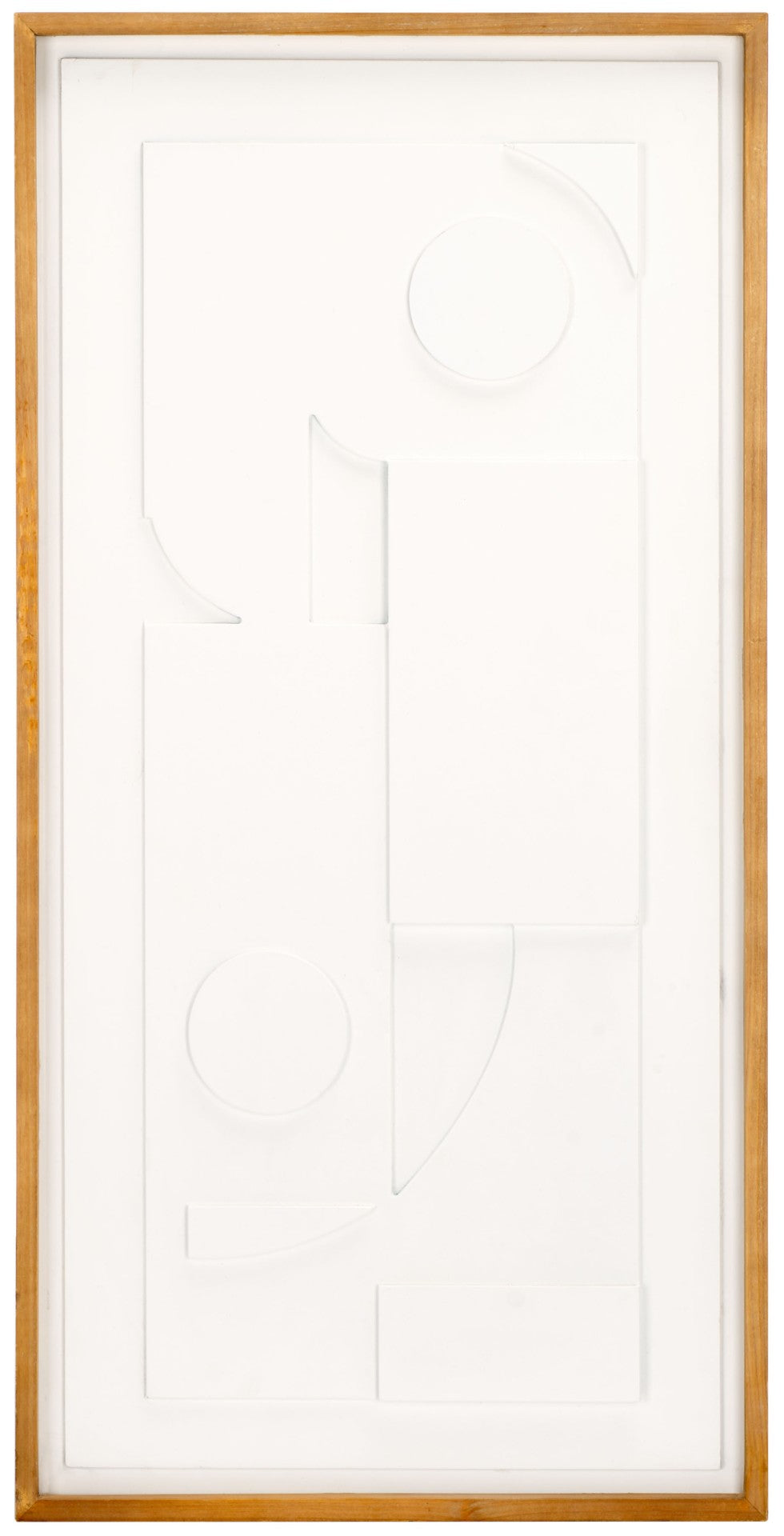 Safavieh MEMORY, Elegant 15.75x31.5" White Framed Dimensional Wall Art for Modern Home Decor Style WLA9002A
