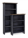 Eastport Malta Blue 48" Bookcase w/ 2 fixed shelves ME3448-MBL Aspenhome