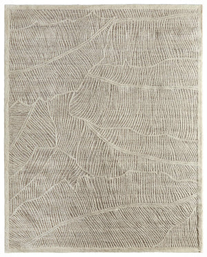 Feizy Rugs Winston Hand Tufted Wool Area Rug Sculpted Floral Botanical Ivory Living Room WNS8B02FBGEIVYE10