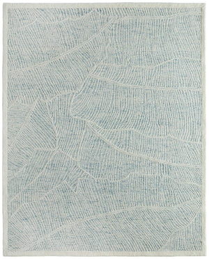 Feizy Rugs Winston Hand Tufted Wool Floral Area Rug Sculpted Botanical Pile for Living Rooms WNS8B02FBLUIVYE10