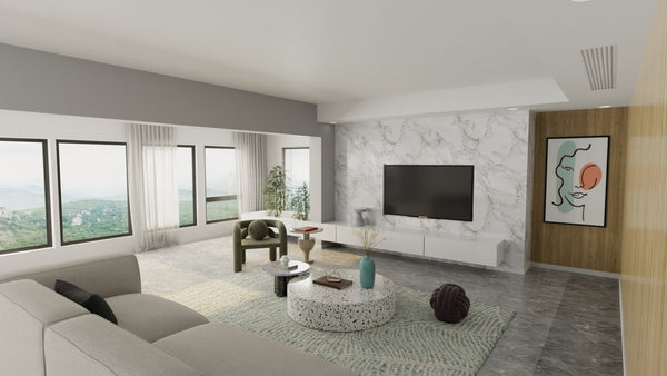 Feizy Rugs Winston Hand Tufted Wool Floral Area Rug Sculpted Botanical Pile for Living Rooms WNS8B02FBLUIVYE10