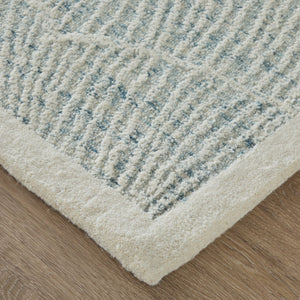 Feizy Rugs Winston Hand Tufted Wool Floral Area Rug Sculpted Botanical Pile for Living Rooms WNS8B02FBLUIVYE10