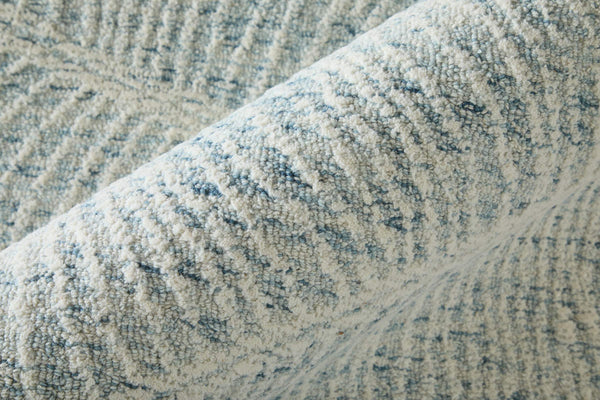 Feizy Rugs Winston Hand Tufted Wool Floral Area Rug Sculpted Botanical Pile for Living Rooms WNS8B02FBLUIVYE10