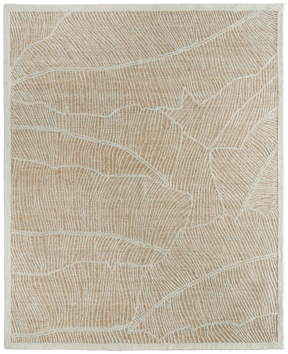 Feizy Rugs Winston Hand Tufted Wool Floral Area Rug Sculpted Pile Botanical Living Room Accent WNS8B02FCMLIVYE10