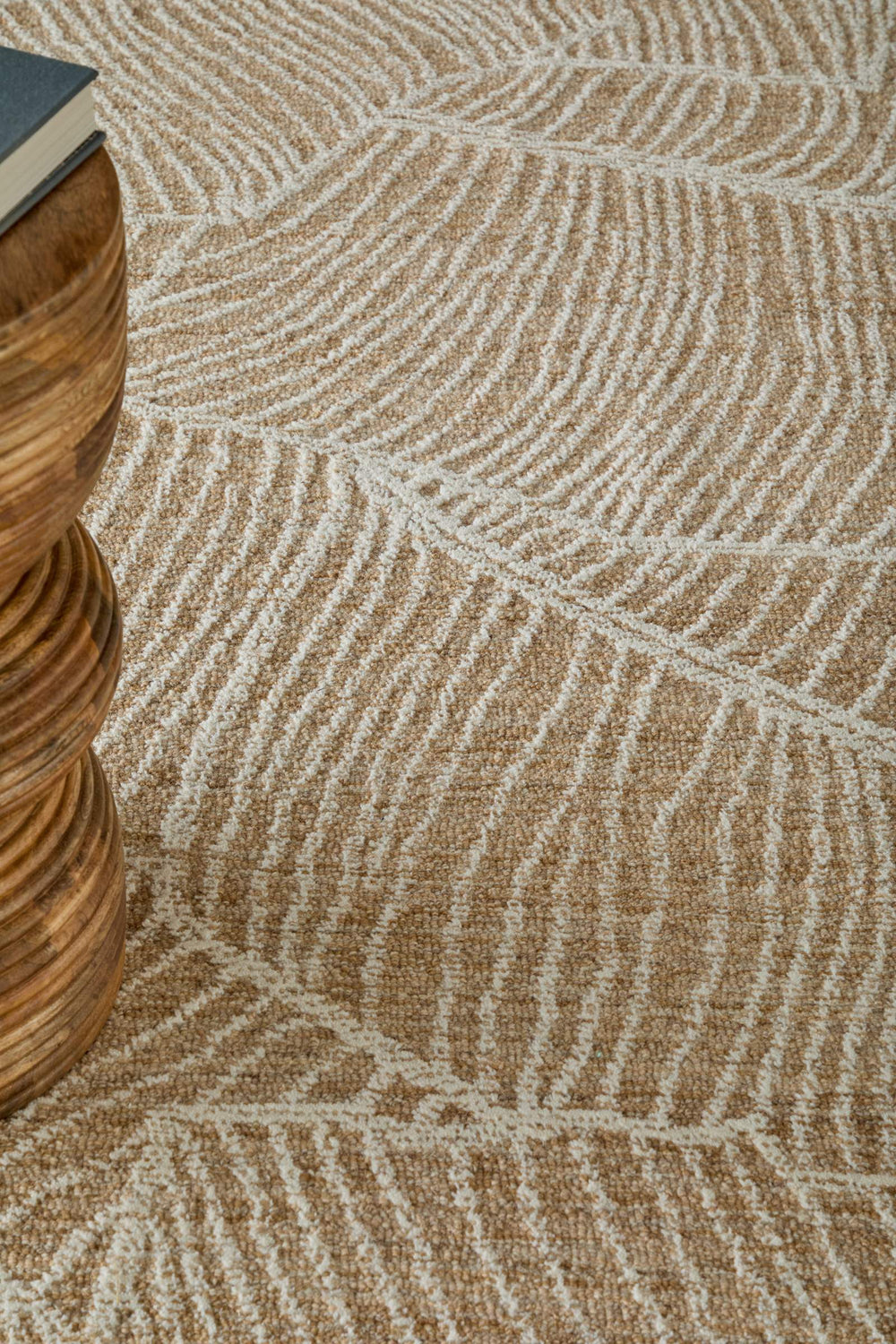 Feizy Rugs Winston Hand Tufted Wool Floral Area Rug Sculpted Pile Botanical Living Room Accent WNS8B02FCMLIVYE10